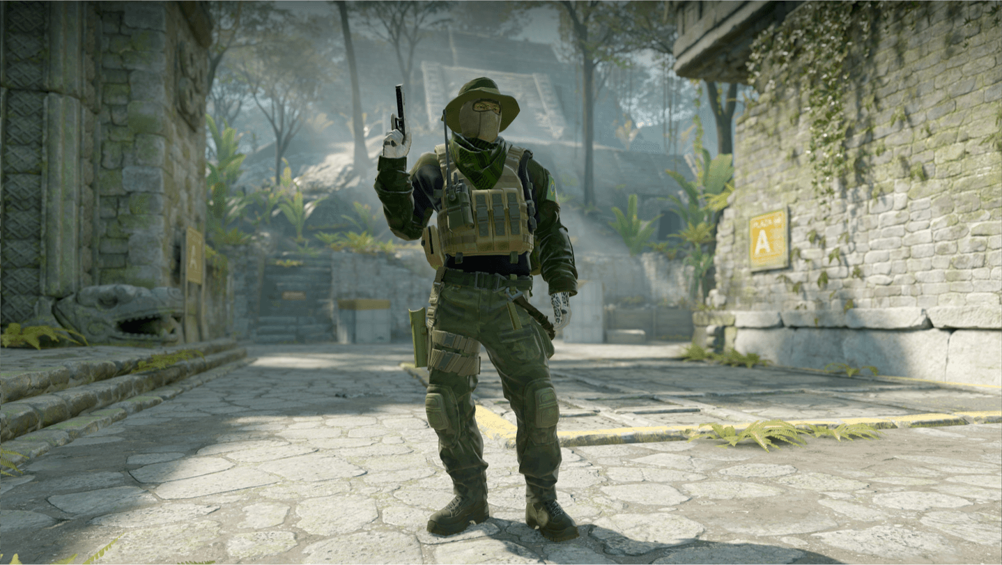 Counter-Strike 2 map scene for CS2 packet loss troubleshooting