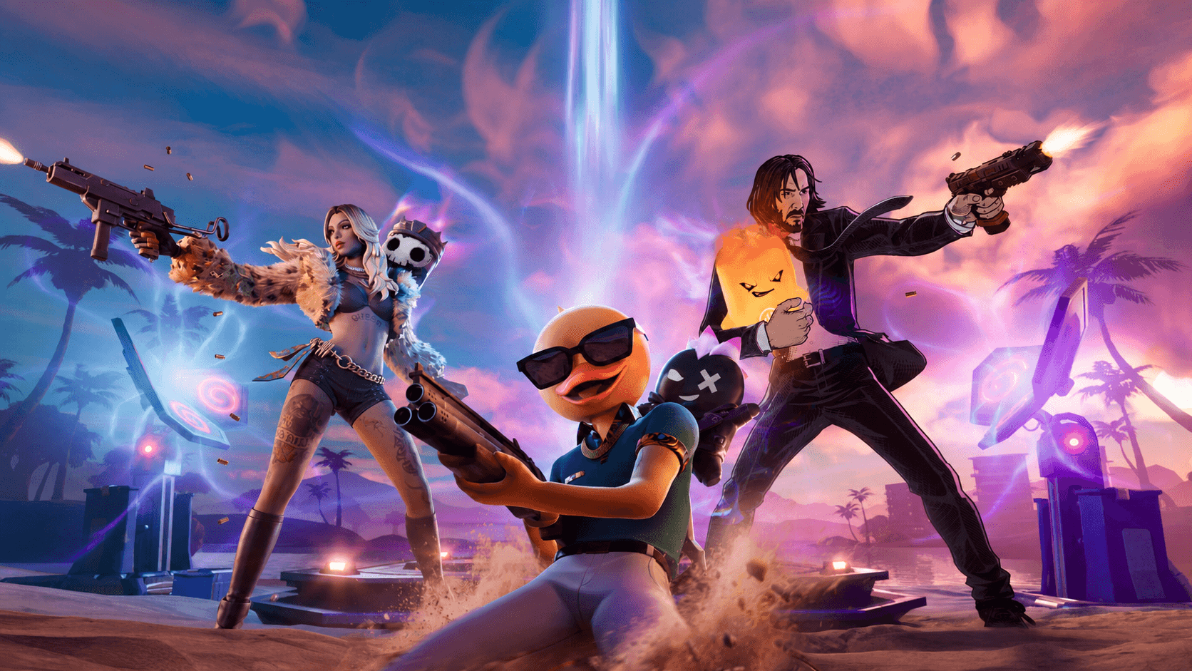 Fortnite Battle Royale cover art without text